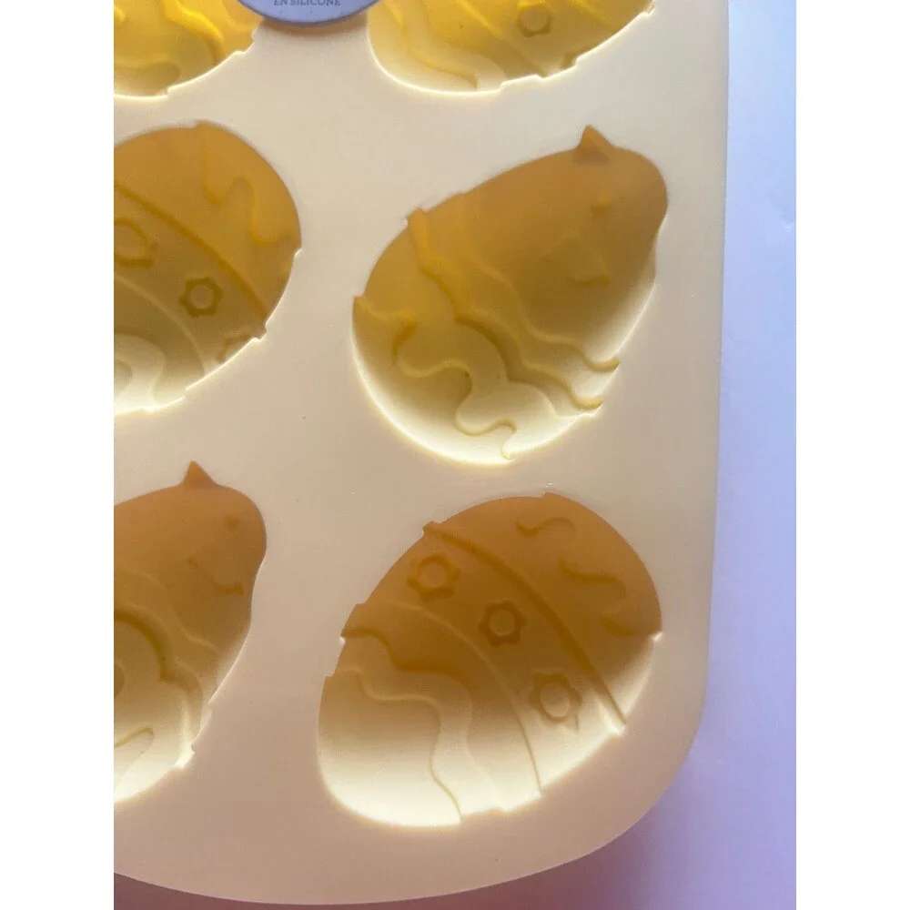 Silicone Cakelet Chocolate Baking Mold Easter Eggs Spring Baby Shower Heat Safe